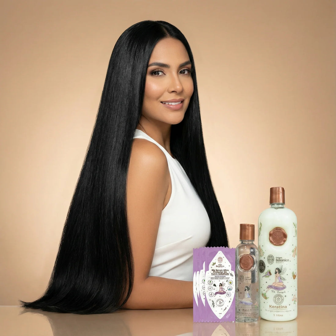 Keratina Orgánica 1 Litro — Alisado sin formol