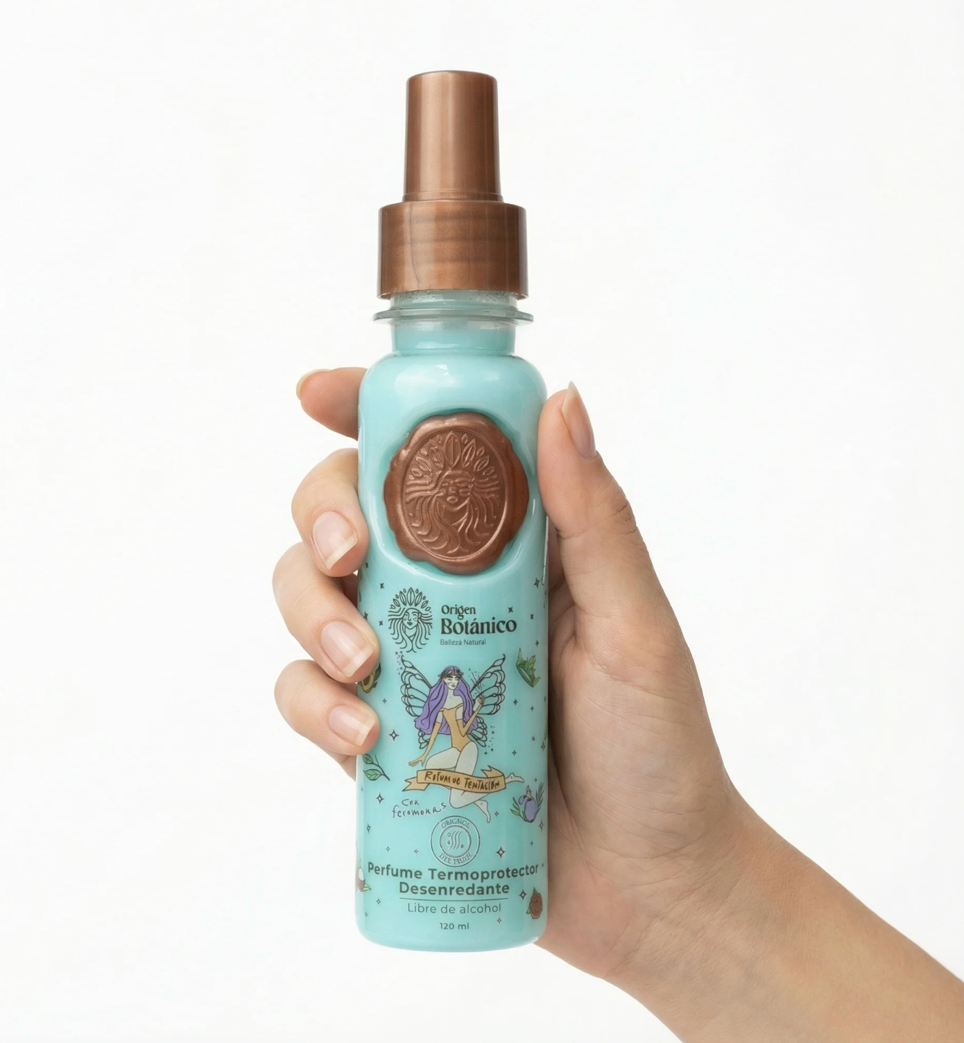 Perfume Termoprotector Desenredante Azul 120ML