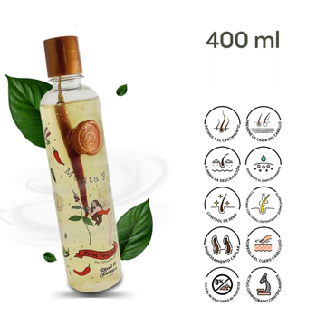 Ritual Botanico- Control de caspa con menta y chile, Shampoo Control Caspa con Menta y Aji, Ingredientes naturales