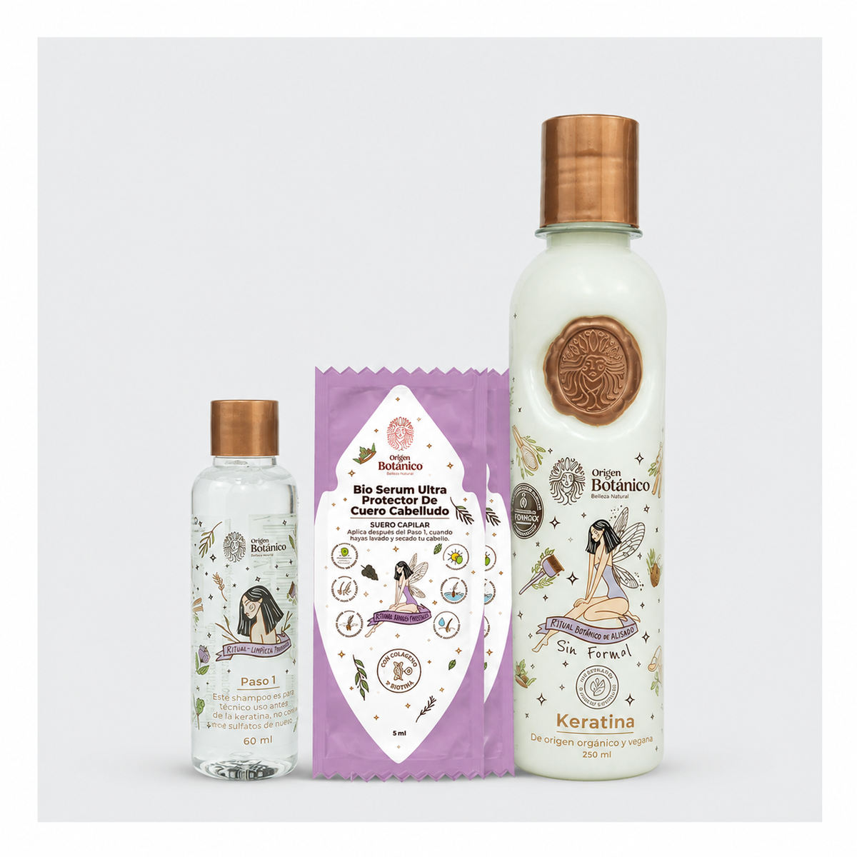 Keratina Orgánica 250ml — Alisado sin formol