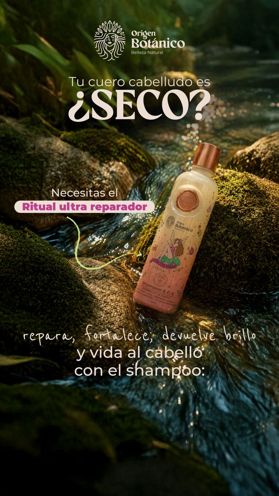 Shampoo S.O.S Crecimiento acelerado y reparación