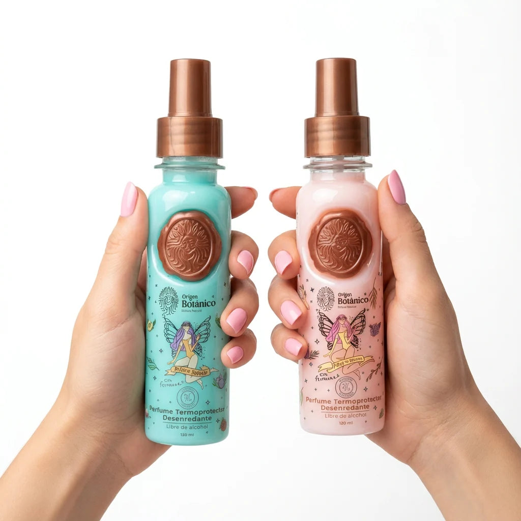 Dúo de Perfumes Termoprotectores Azul y Rosado 2 × 120 ml