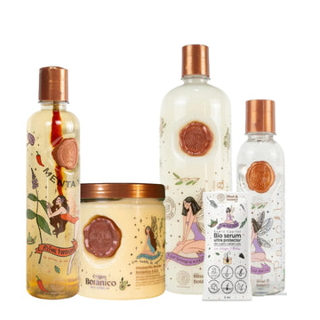 Kit Ritual Botánico Keratina 1 Litro + Shampoo de Ají + Mascarilla Capilar